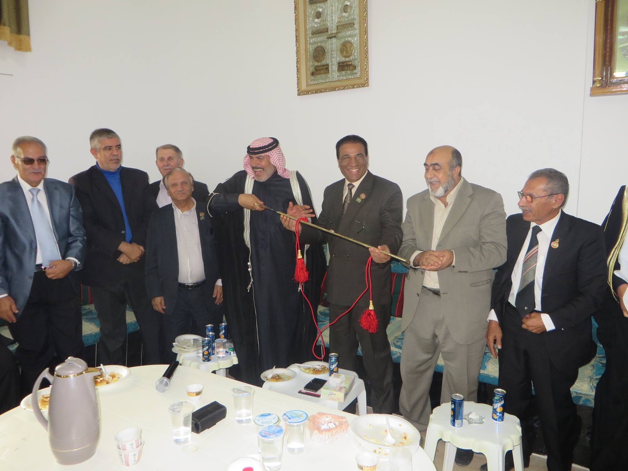 في أحد الإحتفاليات بالمملكة الأردنية الهاشمية